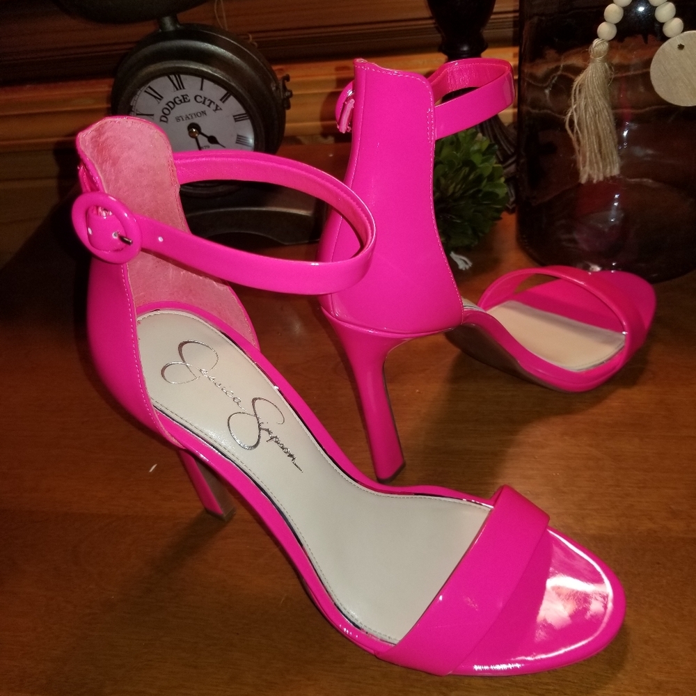 Jessica Simpson Ankle Strap Heels (10M)
